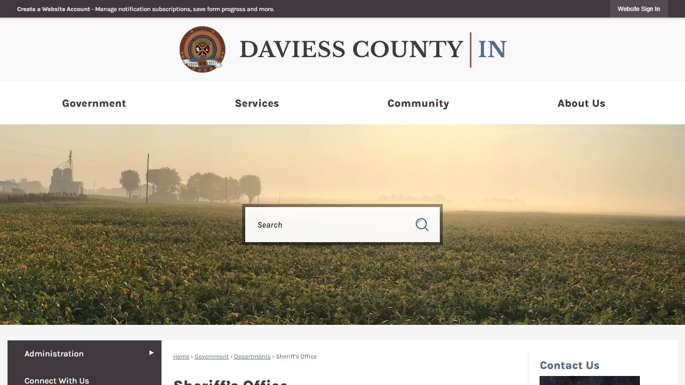 Sheriff’s Office | Daviess County, IN